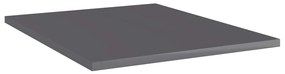 Prateleiras para estante 8 pcs derivados de madeira cinza