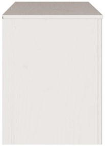 Aparador de TV vidaXL "DRAMMEN" Branco 99x43x55 cm Madeira Sólida de P