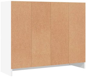 Aparador 91x28x75 cm derivados de madeira branco