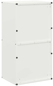 Suporte para lenha 40x30x75 cm aço laminado a frio branco