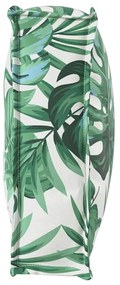 Capa de Almofada para Encosto com Estampa de Folhas - 120x40x12 cm - T