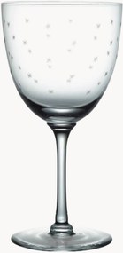 Copos de vinho em cristal artesanal Stars, conjunto de 4