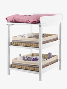 Oferta do IVA - Mesa de mudas, para bebé branco