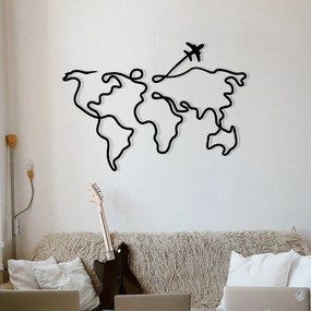 Acessório Decorativo de Parede Mozzafiato – Preto – 60 x 42 cm