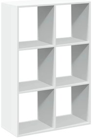 Estante divisória 69,5x29x103,5 cm derivados de madeira branco