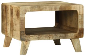 Mesa de Café 50x50x35 cm Madeira de Mangueira Maciça