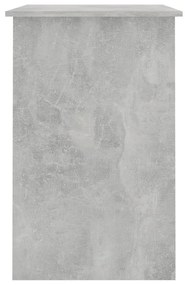 Secretária 100x50x76 cm derivados de madeira cinzento cimento