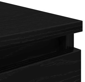 Aparador 37,5x35x76 cm derivados de madeira carvalho preto