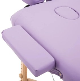 Marquesa Masajea  Dobrável ´- Roxo - Design Moderno