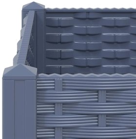 Canteiro elevado 80x40x71 cm polipropileno