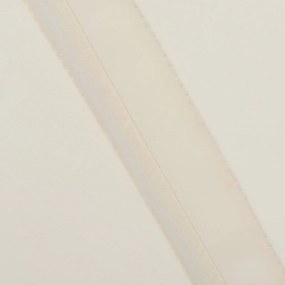 Toldo lateral dobrável para terraço 200 cm creme