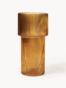 Jarra em vidro canelado Lija, Alt 30 cm