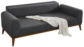 Sofá-cama 3 Lugares Cofi – Antracite – 222x90x80 cm