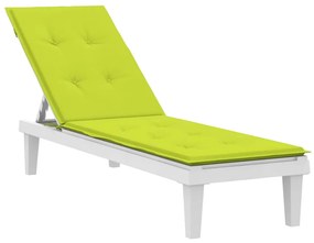 Almofadão cadeira de terraço (75+105)x50x4 cm verde brilhante