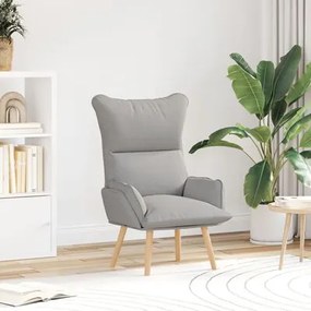 Poltrona Relaxante vidaXL Cinza Nuvem