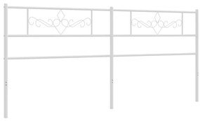 Cabeceira de cama 193 cm metal branco