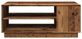 Mesa de centro 102x55x43 cm derivados de madeira madeira velha