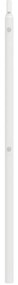 Cabeceira de cama 200 cm metal branco