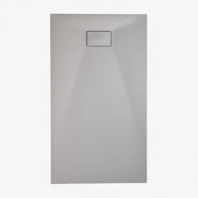Base De Duche Em Resina Smc Retangular Antiderrapante E Extraplano Soho Cinza Claro & 120 X 70 Cm - Sklum