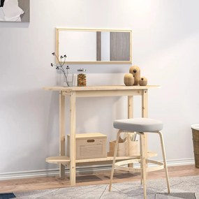 vidaXL Mesa consola 110x40x80 cm madeira de pinho maciço