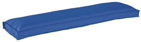 vidaXL Almofada de palete pra banco azul real 150 x 40 x 8 cm, feita em tecido Oxford.