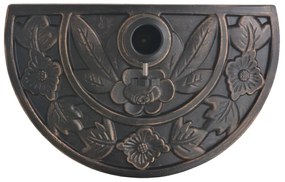 Base para guarda-sol em resina semicircular bronze 9 kg