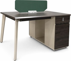 Posto de Trabalho Build 1200x1200x1050mm Riva | MDF Premium Ecológico | Resistência Elevada e Acabamento Impecável