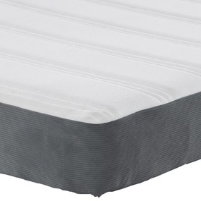Colchão de Molas Pocket vidaXL Cinza Escuro Médio 120x200x20 cm Tecido