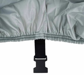 Cobertura para barcos 660x235x40 cm cinzento
