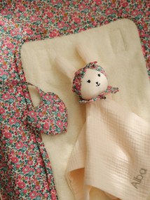 Capa para colchão de mudas en Liberty, ENVIE DE FRAISE rosa-pálido