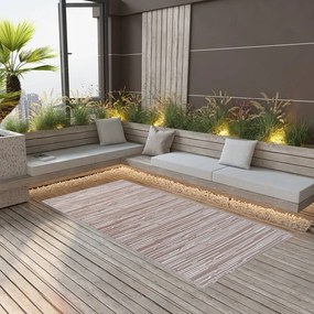 310442 vidaXL Tapete de exterior 160x230 cm PP castanho