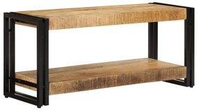 Móvel de TV 90x30x40 cm madeira de mangueira maciça