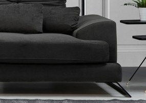 Sofá de Canto Frido – Antracite – 304 cm x 190 cm