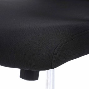 Cadeira escritorio giratória com encosto em rede preta