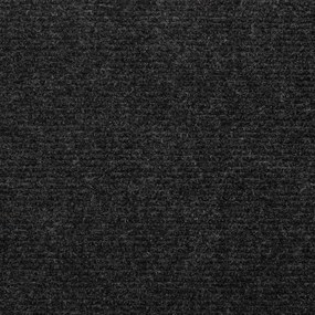 Tapetes de escada adesivos 20 pcs 56x17x3 cm preto