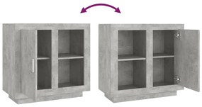 Aparador 80x40x75 cm cinza cimento