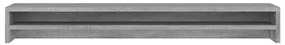 Suporte monitor 100x24x13 cm derivados madeira cinzento sonoma