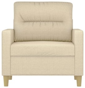Poltrona 60 cm tecido cor creme