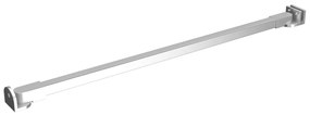 vidaXL Braço de apoio para cabine de duche aço inoxidável 57,5 cm