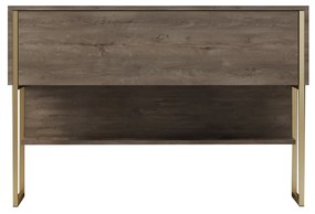 Cômoda Luxe – Dourado Nogueira – 120x80x30 cm