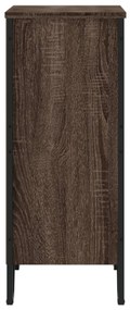 Estante 80x31x74,5 cm derivados de madeira carvalho castanho