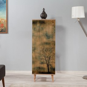 Sapateira Filinta – Carvalho Sonoma – 50 cm x 135 cm x 38 cm