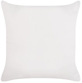 Conjunto de 2 almofadas decorativas em algodão branco 45 x 45 cm MAKNEH Beliani