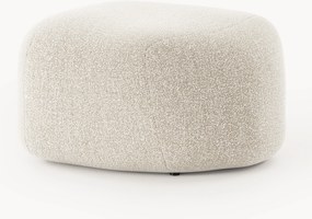 Pufe oval em bouclé Wolke