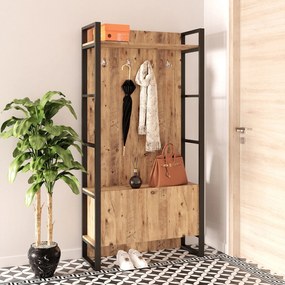 Hall Stand ML13 – Atlantic Pine – 90x180x34 cm