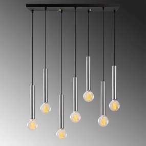 Candeeiro Tempo – Prateado – 75 x 24 cm