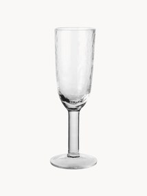 Copos de champanhe artesanais Hammered, 4 uni.