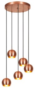 Chandelier Sivani – Cobre – Ø 48 cm x A 108 cm