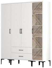 Guarda-Roupa Kumsal STP – Branco – 160 cm x 47,5 cm x 201,4 cm