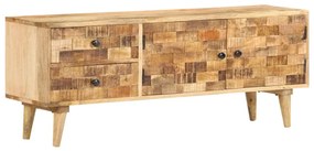 vidaXL Móvel de TV 120x30x45 cm madeira de mangueira maciça